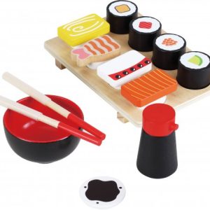 סט סושי מעץ