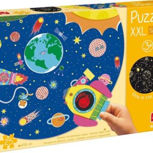 פאזל חלל מיוחד זוהר בחושך ושקף לגילוי אמצעים נסתרים