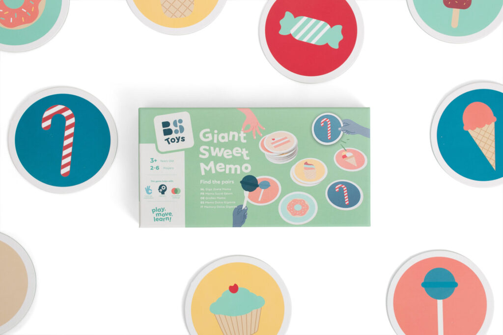 משחק זיכרון חלקים גדולים במיוחד