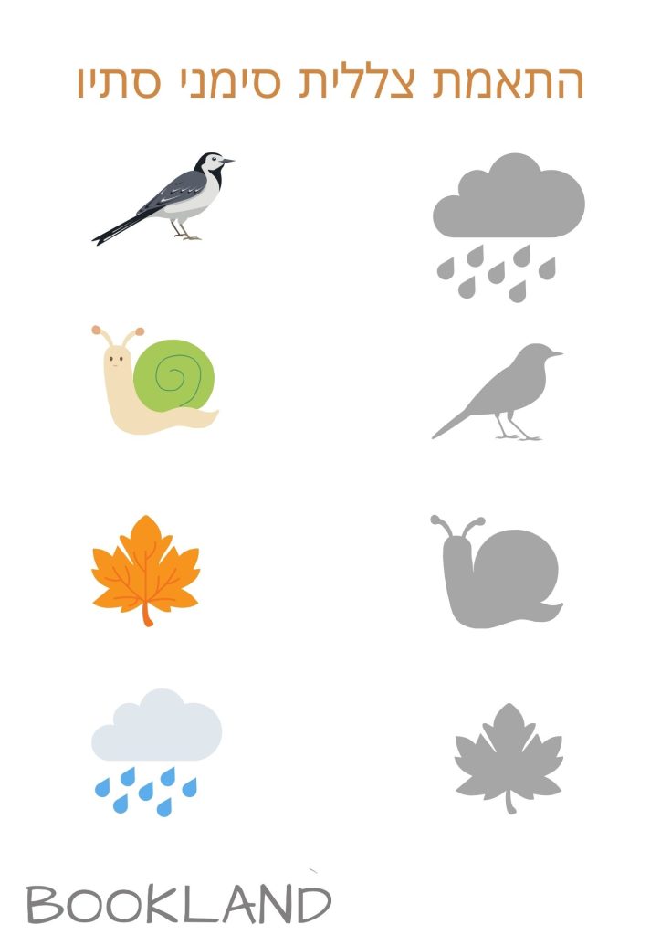 צללית סתיו דף עבודה