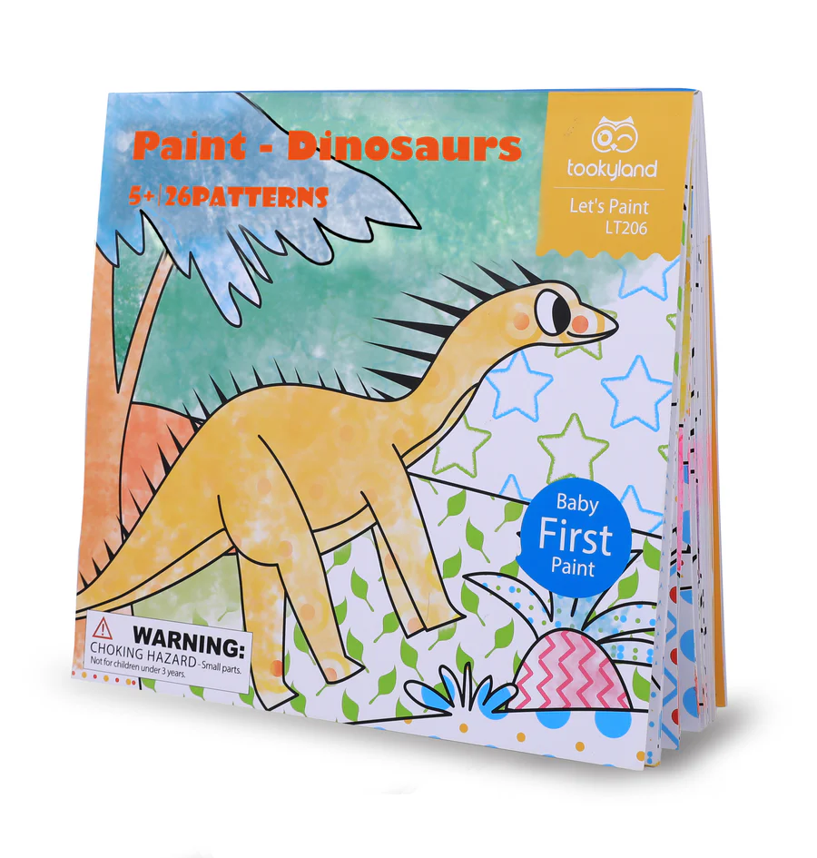 צביעה בצבעי מים דינזואורים