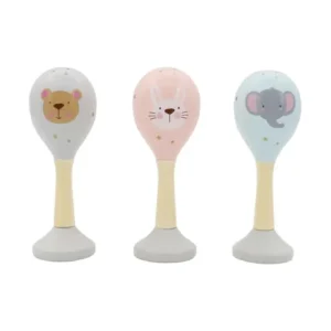 רעשן מעץ לפעוטות