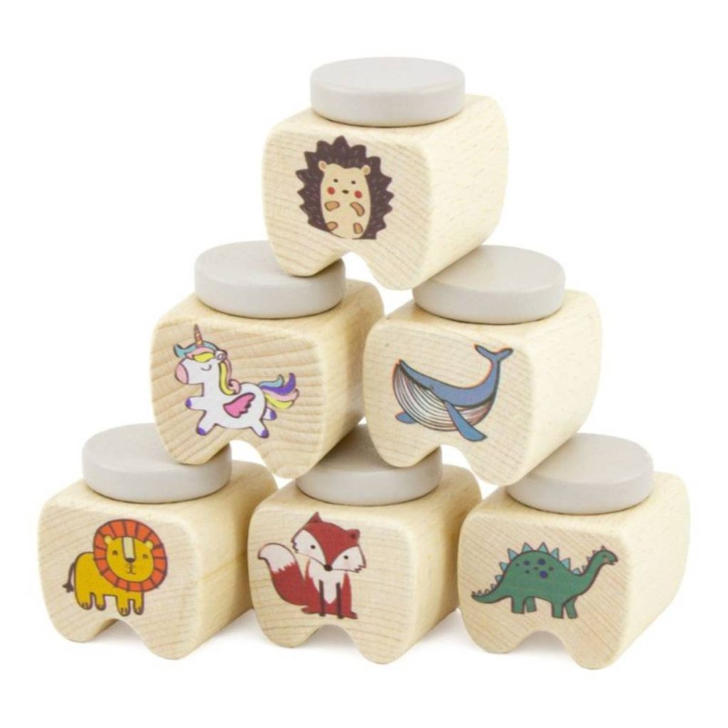 קופסה מעץ לשמירת שיניים לילדים