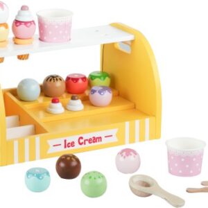 דוכן גלידה מעץ לילדים