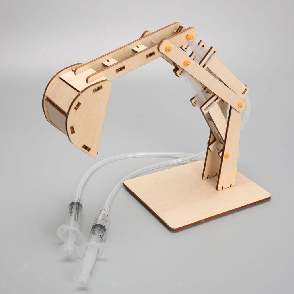 הרכבת כף מחפרון מעץ