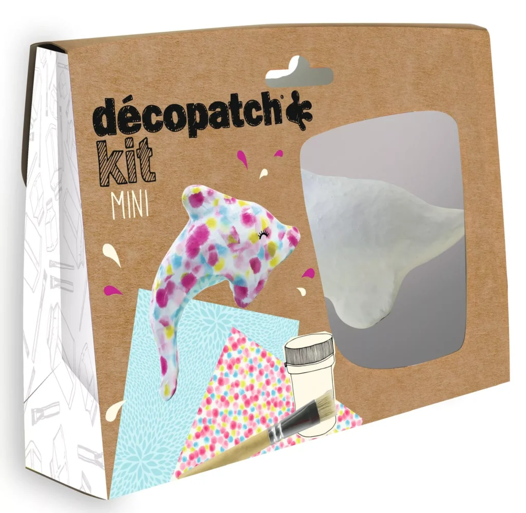 ערכה לקישוט דולפים מעיסת נייר