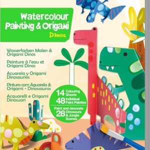 אוריגמי וצביעה דינוזאורים